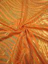 Zebra Holographic Foil Pattern Polyester Spandex Fabric - Lightweight Knit Jersey, Shiny Holographic Foil, 58" To 60" Width