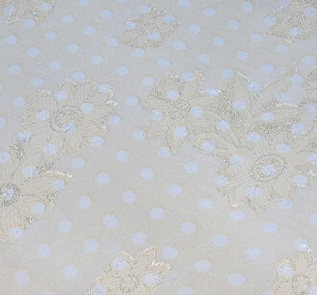 1 Yard Banana Floral Jacquard Chiffon Fabric 57/58" Wide Lightweight Polyester for Apparel & Décor