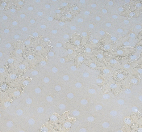 1 Yard Sheer Banana Floral Jacquard Chiffon Apparel Fabric 57 Inch Width