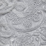 1 Yard Tulle Lace Fabric with Embroidery and Tape Work, 52" Wide
