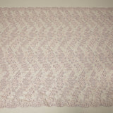 1 Yard Tulle Lace Fabric Embroidered with Applique and Intricate 3D Pattern, 100% Polyester, 50/52" Wide