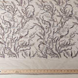 1 Yard Embroidered Lace Fabric Beaded & Sequined with Rich Design, 50/52" Wide