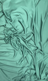 Stretch Lining Polyester Fabric - Forest Green, Matte Soft, 60" Width (1 Yard)