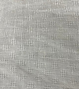 1 Yard Ivory Diamond Jacquard Linen Natural Craft Fabric 60" Width