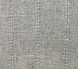 1 Yard Natural Italian Pure Linen Stitch Stripe Jacquard Fabric 60" Width