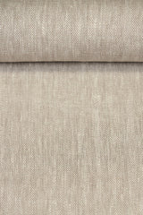 1 Yard Buff Linen Novelty Herringbone Yarn-Dyed Fabric Midweight 54 Inch Width