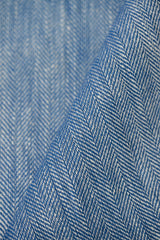 1 Yard Colonial Linen Novelty Herringbone Yarn-Dyed Fabric Midweight 54 Inch Width