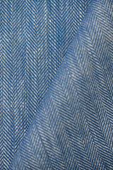 1 Yard Colonial Linen Novelty Herringbone Yarn-Dyed Fabric Midweight 54 Inch Width