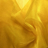 1 Yard Sparkle Crystal Sheer Organza Fabric, 60? Wide Shiny 100% Polyester Fabric for Fashion, Crafts, Decorations