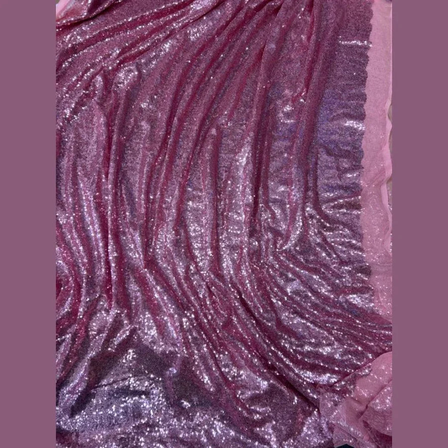 1 Yard Glitz Sequin Fabric Sparkling Mesh Material for Costumes Backdrops and Decor 50/54 Inches Wide