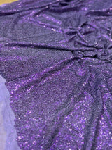 1 Yard Glitz Sequin Fabric Sparkling Mesh Material for Costumes Backdrops and Decor 50/54 Inches Wide