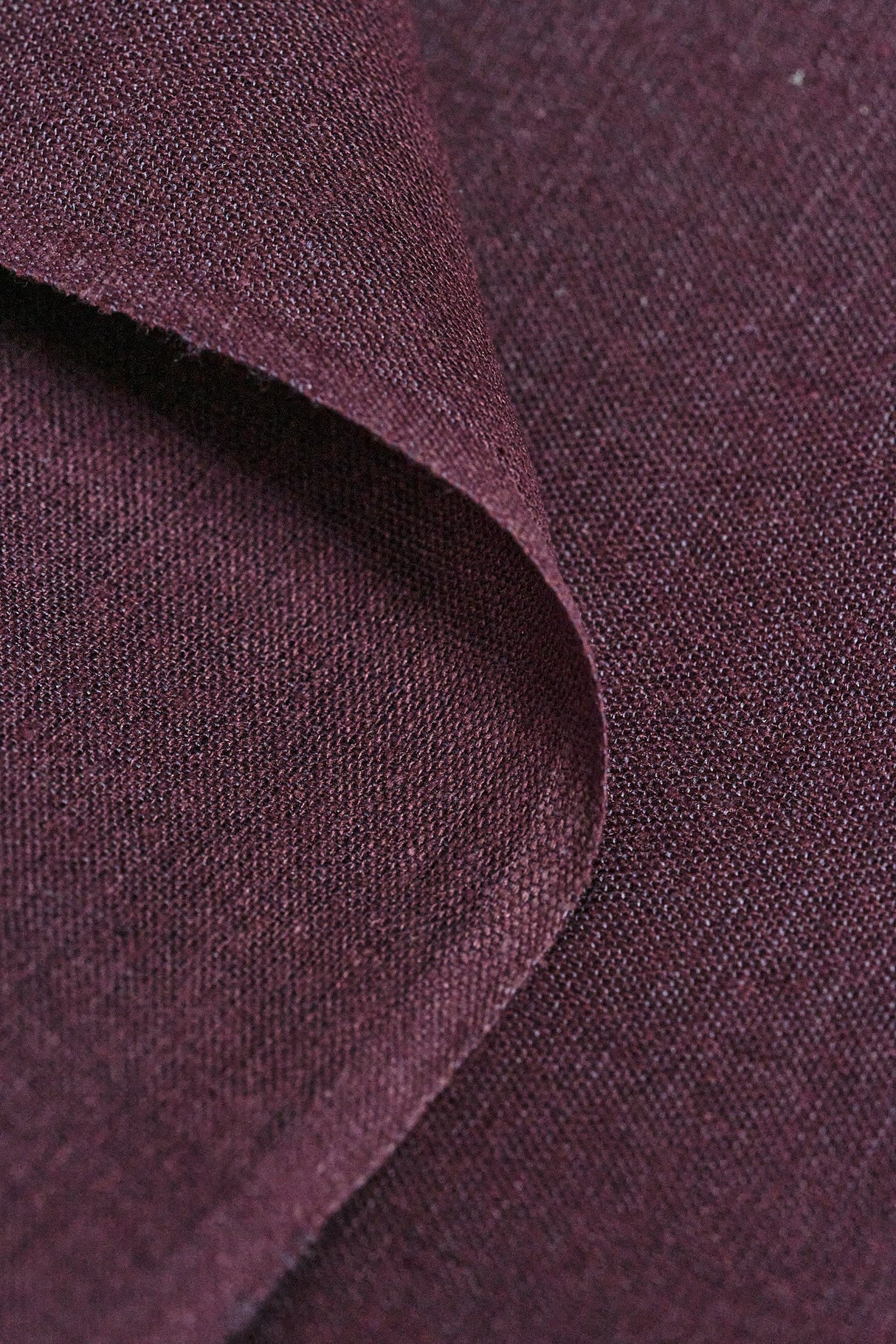 1 Yard Grape Purple Linen Silk Blend Fabric, Lightweight Woven Fabric for Apparel 54 Inches Wide