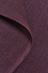 1 Yard Grape Purple Linen Silk Blend Fabric, Lightweight Woven Fabric for Apparel 54 Inches Wide