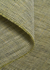 1 Yard Premium Irish Linen Green Tweed Stripe Fabric Material 62" 60"