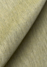 1 Yard Premium Irish Linen Green Tweed Stripe Fabric Material 62" 60"