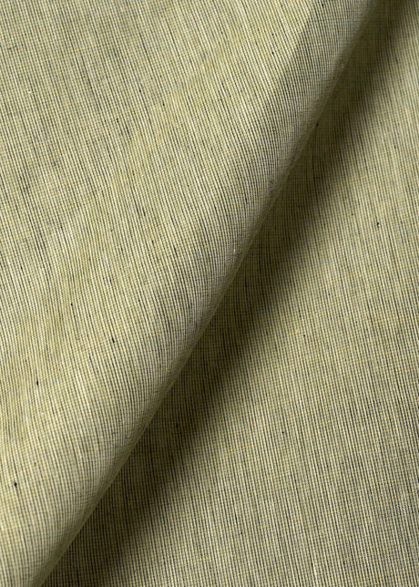 1 Yard Premium Irish Linen Green Tweed Stripe Fabric Material 62" 60"