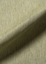 1 Yard Premium Irish Linen Green Tweed Stripe Fabric Material 62" 60"