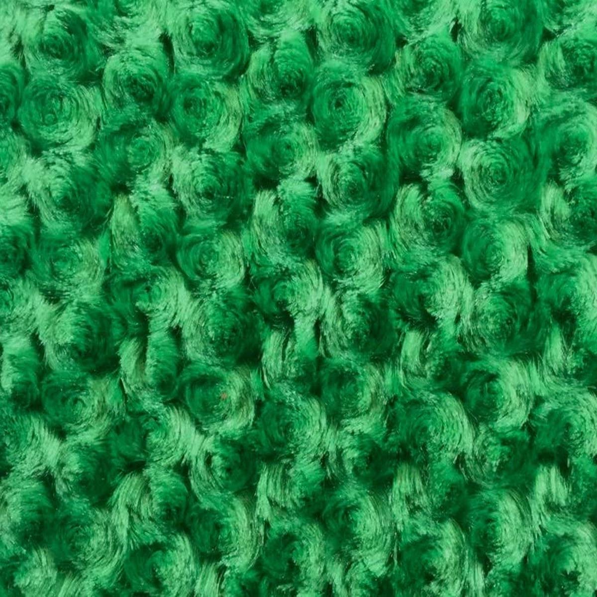Swirl Rosebud Faux Fur 1 Yard Fabric 100% Polyester, 60″ Wide, 450 GSM Ultra Soft Plush Material