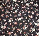 Hi Multi Chiffon 1B493 Polyester Chiffon Fabric - Black, 58/60" Width (1 Yard)