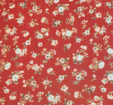 Hi Multi Chiffon 1B493 Polyester Chiffon Fabric - Red, Sheer, 58/60" Width