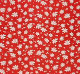 1 Yard Red or Ivory Hi Multi Chiffon Sheer Lightweight Polyester Fabric, 58/60" Wide