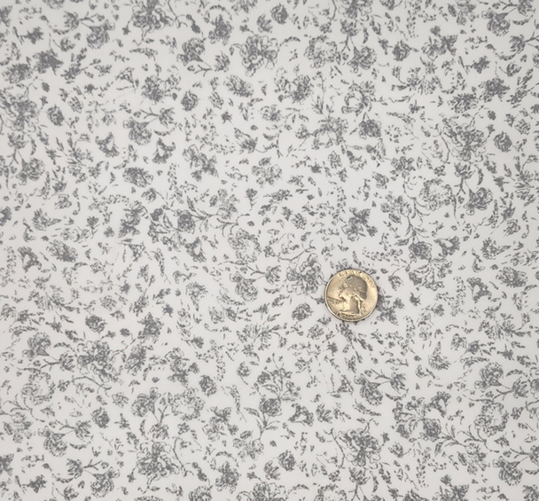 1 Yard Silver Hi Multi Chiffon Lightweight Sheer Polyester Fabric, 58/60" Wide