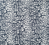 Hi Multi Chiffon 1D1354 100 Percent Polyester Chiffon Fabric - Navy/Ivory, Sheer, 58/60" Width (1 Yard)