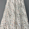 1 Yard White Hand Sequined Chiffon Fabric 48" Wide Sheer Sparkle Material 100% Polyester Bridal & Formal Wear