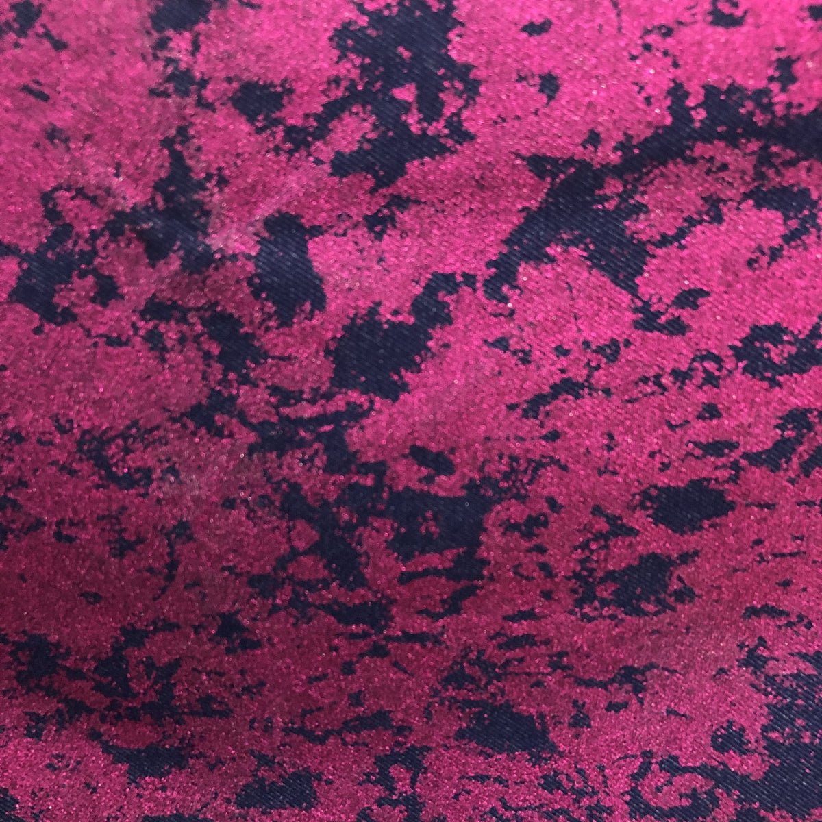 1 yard Jolt Foiled Stretch Faux Denim Fabric for Performance Costumes and Activewear 54” width