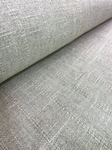 1 Yard Natural Italian Pure Linen Stitch Stripe Jacquard Fabric 60" Width