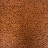 Saratoga Ostrich Faux Leather Vinyl Fabric 54" Wide, PU Coated, Upholstery & Auto Interior Use