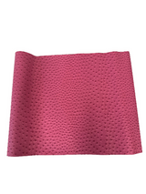 Saratoga Ostrich Faux Leather Vinyl Fabric 54" Wide, PU Coated, Upholstery & Auto Interior Use