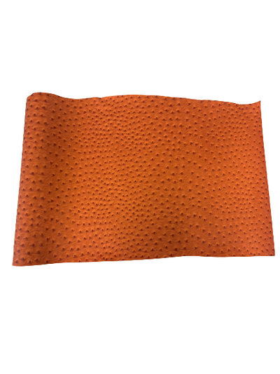 Saratoga Ostrich Faux Leather Vinyl Fabric 54" Wide, PU Coated, Upholstery & Auto Interior Use
