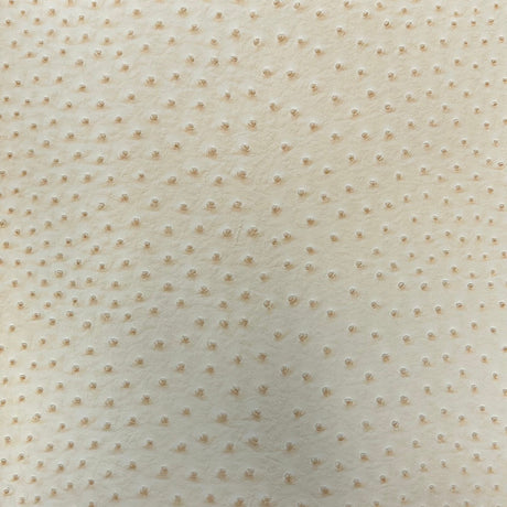 1 Yard Saratoga Ostrich Faux Leather Vinyl Fabric 100% PVC