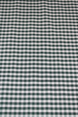 1/8 Hunter Green Gingham Checkered Poly Cotton Fabric - Hunter Green Gingham Checkered, 58/59" Width (1 Yard)