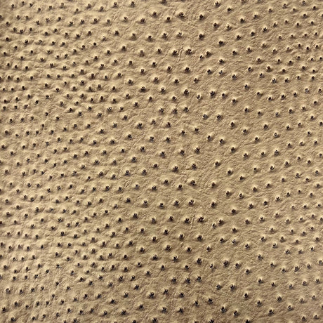 1 Yard Saratoga Ostrich Faux Leather Vinyl Fabric 100% PVC