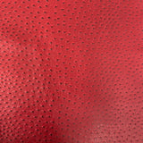 1 Yard Saratoga Ostrich Faux Leather Vinyl Fabric 100% PVC