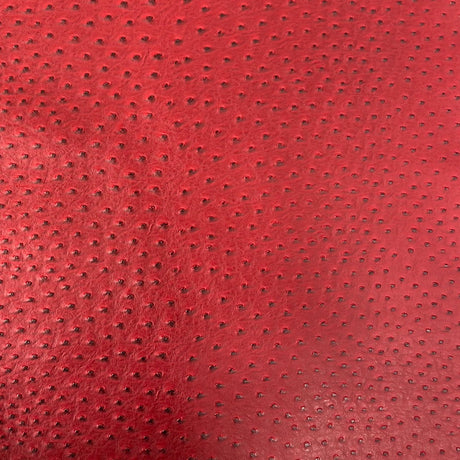 1 Yard Saratoga Ostrich Faux Leather Vinyl Fabric 100% PVC