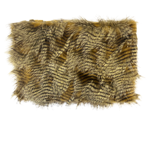 1 Yard Porcupine Feather Faux Fur Fabric 50% Acrylic / 50% Polyester