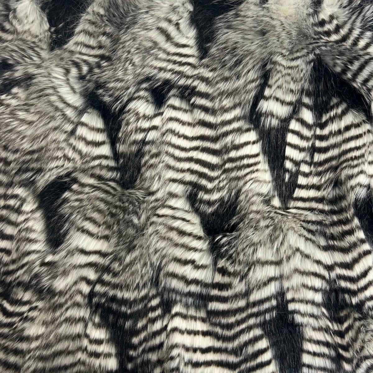 1 Yard Porcupine Feather Faux Fur Fabric 50% Acrylic / 50% Polyester
