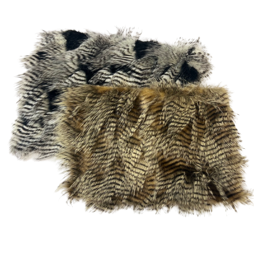1 Yard Porcupine Feather Faux Fur Fabric 50% Acrylic / 50% Polyester