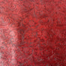 Floral Western Faux Leather PU Fabric 56” Wide Vinyl Material for Wallets, Crafts & Décor