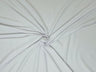 1 Yard White Heavy DBP DTY Brushed Knit Fabric Double Sided 225 GSM 60 Inch Width