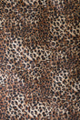 Cheetah Satin Print Polyester Fabric - Brown Small Cheetah Print, 59/60" Width