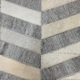 Handmade Leather Patchwork Cowhide Rug 50% Viscose, 50% Real Cowhide
