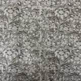1 Yard Western Floral PU Faux Leather Vinyl Fabric 100% Polyurethane