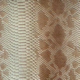 1 Yard Viper Sopythana Faux Snake Skin Vinyl Fabric
