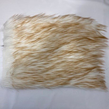 1 Yard Frost Tipped Husky Faux Fur Fabric  50% Acrylic, 50% Polyester