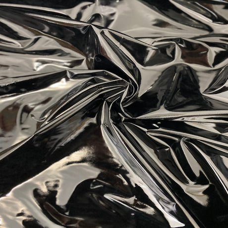 1 Yard Patent Faux Leather Apparel Vinyl Fabric 54" Width