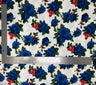 1 yard Liverpool knit floral print fabric with stretch for dresses skirts tops and blouses 60 inches